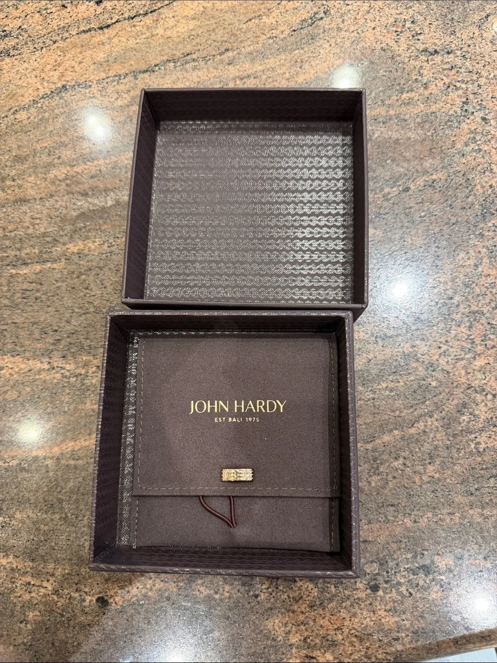 John Hardy Jewelry Box and Pouch